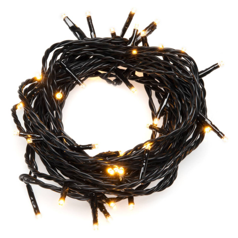 Konstsmide Christmas LED světelný řetěz venkovní 200 černá/jantarová Konstmide