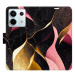 iSaprio flip pouzdro Gold Pink Marble 02 pro Xiaomi Redmi Note 13 Pro+ 5G