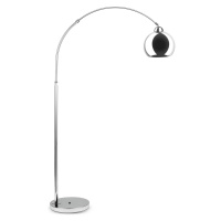 DYT-L170B | Stříbrná stojací lampa | Moderní osvětlení | Kovová stojací lampa