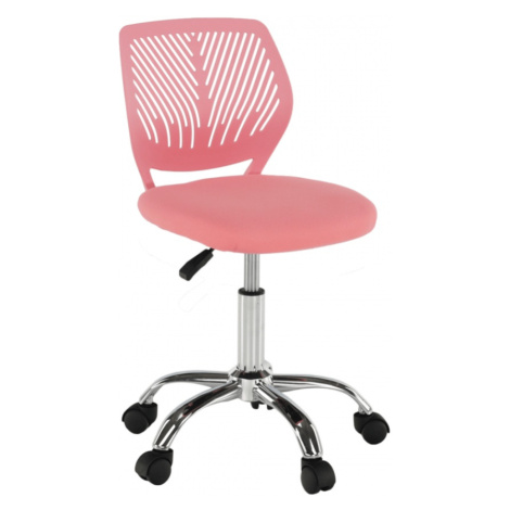 Otočná židle selva - růžová/chrom