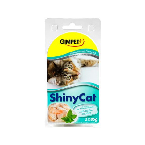 GimCat Shiny Cat kuře krevety 2 × 70 g
