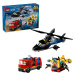 Lego® city 60462 remix: helikoptéra, hasičský vůz a ponorka