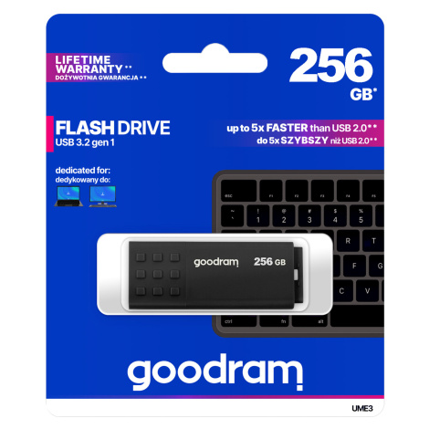 Flash disk Goodram USB 3.2 256GB černý