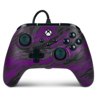 PowerA Advantage drátový herní ovladač Purple Camo (Xbox Series X|S)