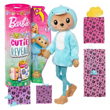 Barbie Cutie Reveal Panenka Medvídek-delfín Převlek Jarní Kostýmy Mazlíček