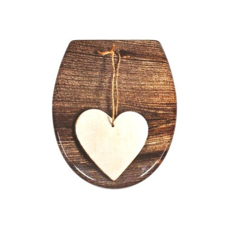 SCHÜTTE Záchodové prkénko pomalé zavírání WOOD HEART