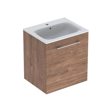 Geberit Selnova koupelnová skříňka s umyvadlem 60x50,2x65,2 cm ořech hickory 501.254.00.1