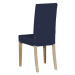 Dekoria Potah na židli IKEA  Harry, krátký, tmavě modrá, židle Harry, Quadro, 136-04