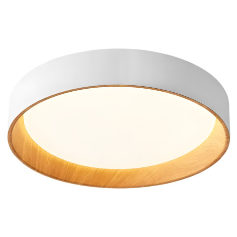 Toolight Stropní LED osvětlení WOOD G115-C 40CM bílá/dekor dřeva
