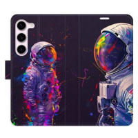 iSaprio Flip pouzdro Neon Astronaut 02 pro Samsung Galaxy S23 5G