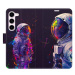 iSaprio Flip pouzdro Neon Astronaut 02 pro Samsung Galaxy S23 5G