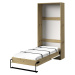 Domel Výklopná postel 90 NERO 15 Domel 104/220/40 barva: dub artisan/šedý mat/bílý mat
