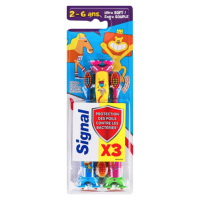 Signal zubní kartáčky 3ks Kids Ultra Soft  2-6 let Tripack