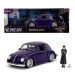 Wednesday auto 1972 VW Beetle 1:24 a figurka Wednesday