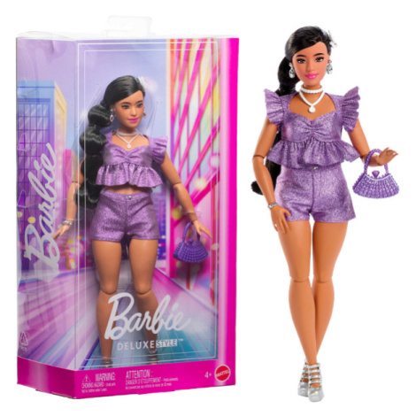 Barbie deluxe modelka - fialové kraťasy - 73-JFP43 Mattel