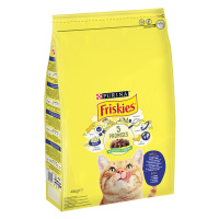 PURINA Friskies Adult Cat s treskou a zeleninou - 4 kg