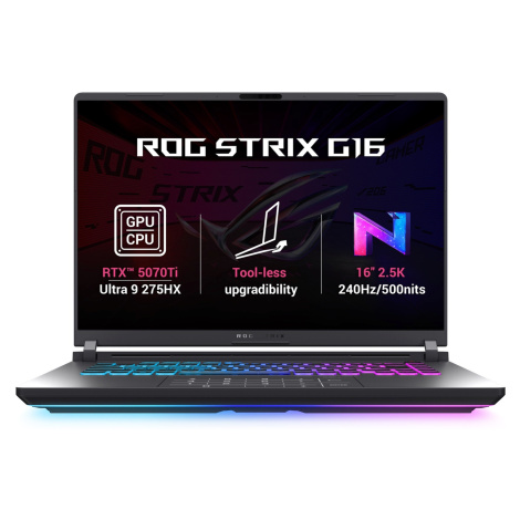 ASUS ROG Strix G16  G615LR-NEBULA002 Notebook, U9-275HX, 16", 2560x1600, 32GB, 1TB, RTX 5070Ti, 