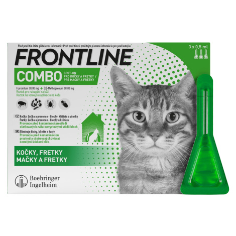 Frontline Combo Spot-On pro kočky 3 x 0.5 ml
