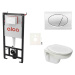 Cenově zvýhodněný závěsný WC set Alca do lehkých stěn / předstěnová montáž+ WC S-Line S-line Pro