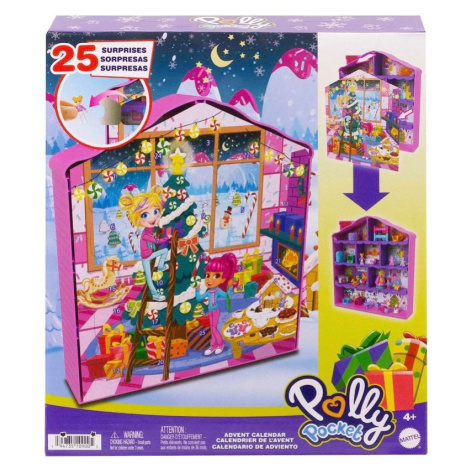 Mattel polly pocket adventní kalendář 2023 perníková chaloupka, hkw16