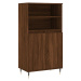 vidaXL Skříň highboard hnědý dub 60 x 36 x 110 cm kompozitní dřevo