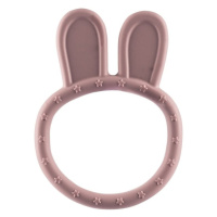 Silikonové kousátko Rabbit, Old Pink
