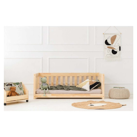 Dětská postel z borovicového dřeva v přírodní barvě 80x200 cm CPP – Adeko