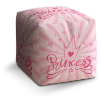 Sablio Taburet Cube Princess: 40x40x40 cm