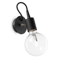 Nástěnné svítidlo Ideal Lux Edison AP1 nero 148908 černé