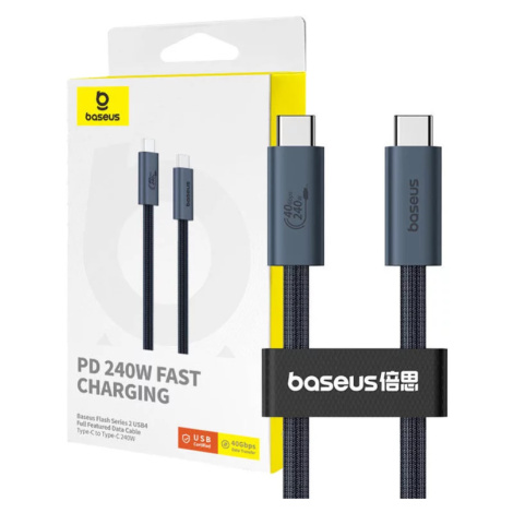Kabel Baseus Quick Charge USB-C Flash 240W 1m (black)