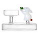 Ichendorf Milano designové svícny Alice Tealight White Rabbit with Green Mushroom