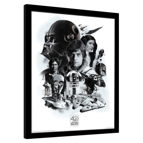 Obraz na zeď - Star Wars 40th Anniversary - Montage Pyramid