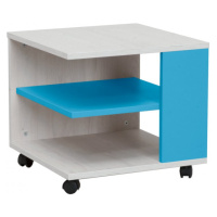 Dětský konferenční stolek Numero - dub bílý/modrá