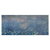 Obrazová reprodukce Lekníny, Claude Monet, 50x21.5 cm