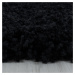 Ayyildiz koberce Kusový koberec Sydney Shaggy 3000 black kruh - 120x120 (průměr) kruh cm