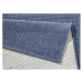 NORTHRUGS - Hanse Home koberce Kusový koberec Twin-Wendeteppiche 103100 blau creme – na ven i na