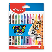 Dětské fixy MAPED Color'Peps Animals - 12 barev