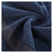 Bavlněný froté ručník s bordurou MYLAN 50x90 cm, modrá, 500 gr Mybesthome