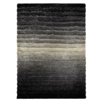 Kusový koberec Flim 007-B6 Stripes grey