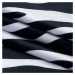 Ubrus AmeliaHome FUN bílá/černá 40 x 140 cm