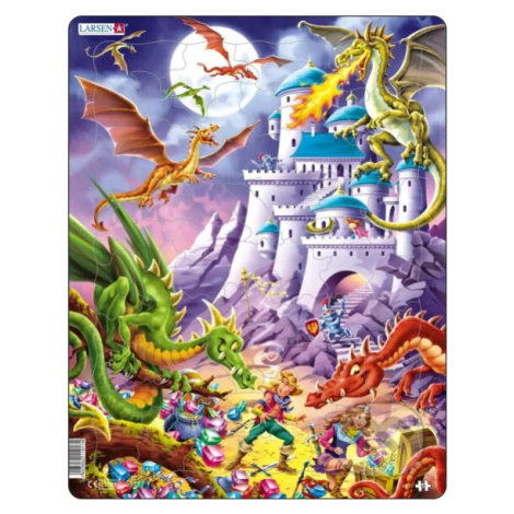 Draky a hrdinovia (US17) - puzzle z kategorie Naučné puzzle DYBERG LARSEN