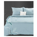 Povlečení REINA I. modrá 100% saténová bavlna 1x 200x220 cm, 2x povlak 70x80 cm francouzské povl