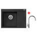 Sinks RIM 650 L Granblack + Vitalia RIM 650 L Granblack + Vitalia