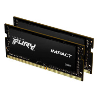 KINGSTON 16GB 2666MHz DDR4 CL15 SODIMM (Kit of 2) FURY Impact