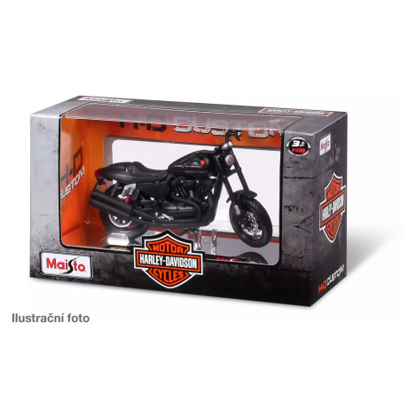 M. Harley-Davidson Motorcycles, assort, window box, 1:18 Maisto