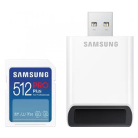 Paměťová karta Samsung SDXC 512GB PRO PLUS + USB adapter (MB-SD512SB/WW)