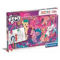 CLEMENTONI Oboustranné puzzle My Little Pony 104 dílků