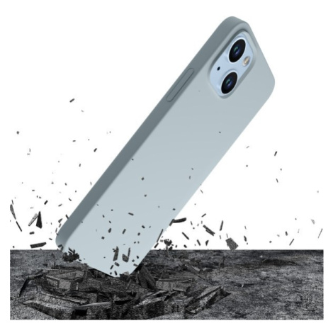 Ochranný kryt 3mk Hardy Silicone MagCase pro Apple iPhone 14, sierra blue