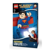 Lego led čelovka super heroes superman 7 cm