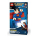 Lego led čelovka super heroes superman 7 cm